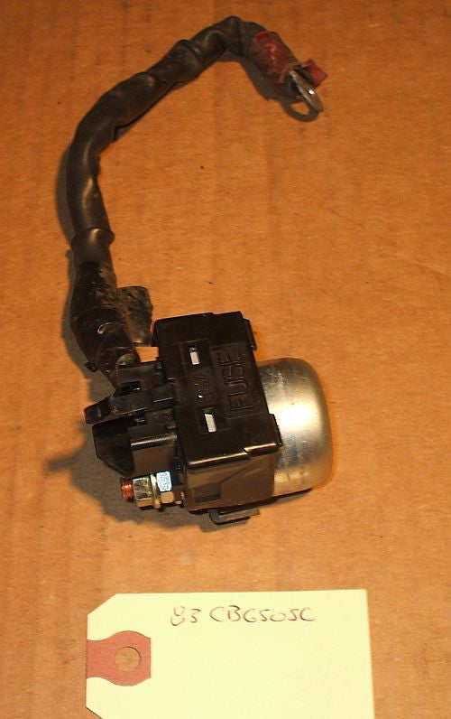 1983 Honda CB650 Nighthawk Starter Solenoid Relay Switch w Fuse