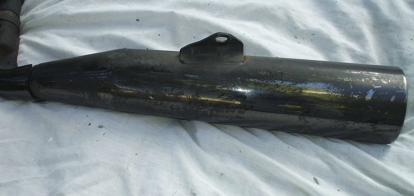 1985 Honda CB700 Nighthawk Exhaust Pipes Muffler Pipe