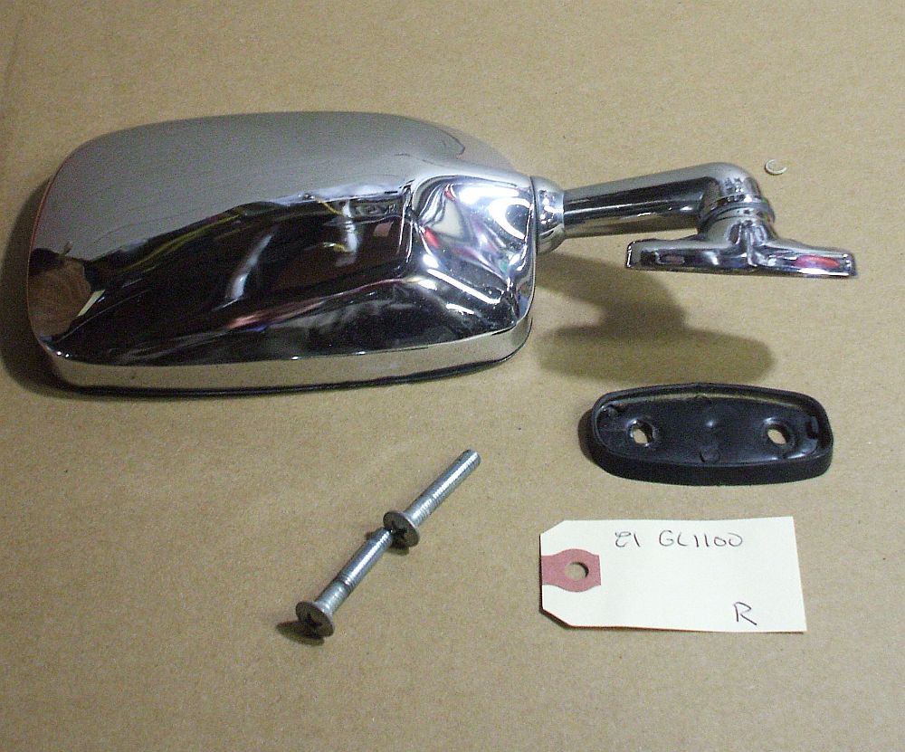1981 Honda GL1100 MIRROR RIGHT SIDE R CHROME