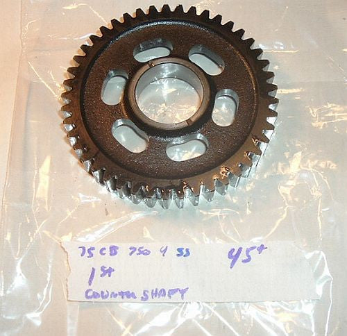 1975 Honda CB750 Super Sport TRANSMISSION 1ST COUNTERSHAFT GEAR 45 TOOTH
