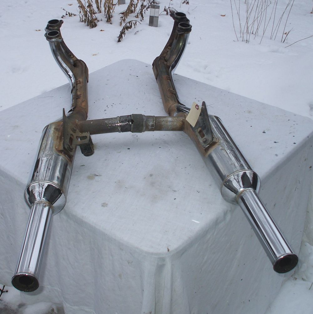 1981 Honda GL1100 GOLDWING EXHAUST PIPES MUFFLER PIPE