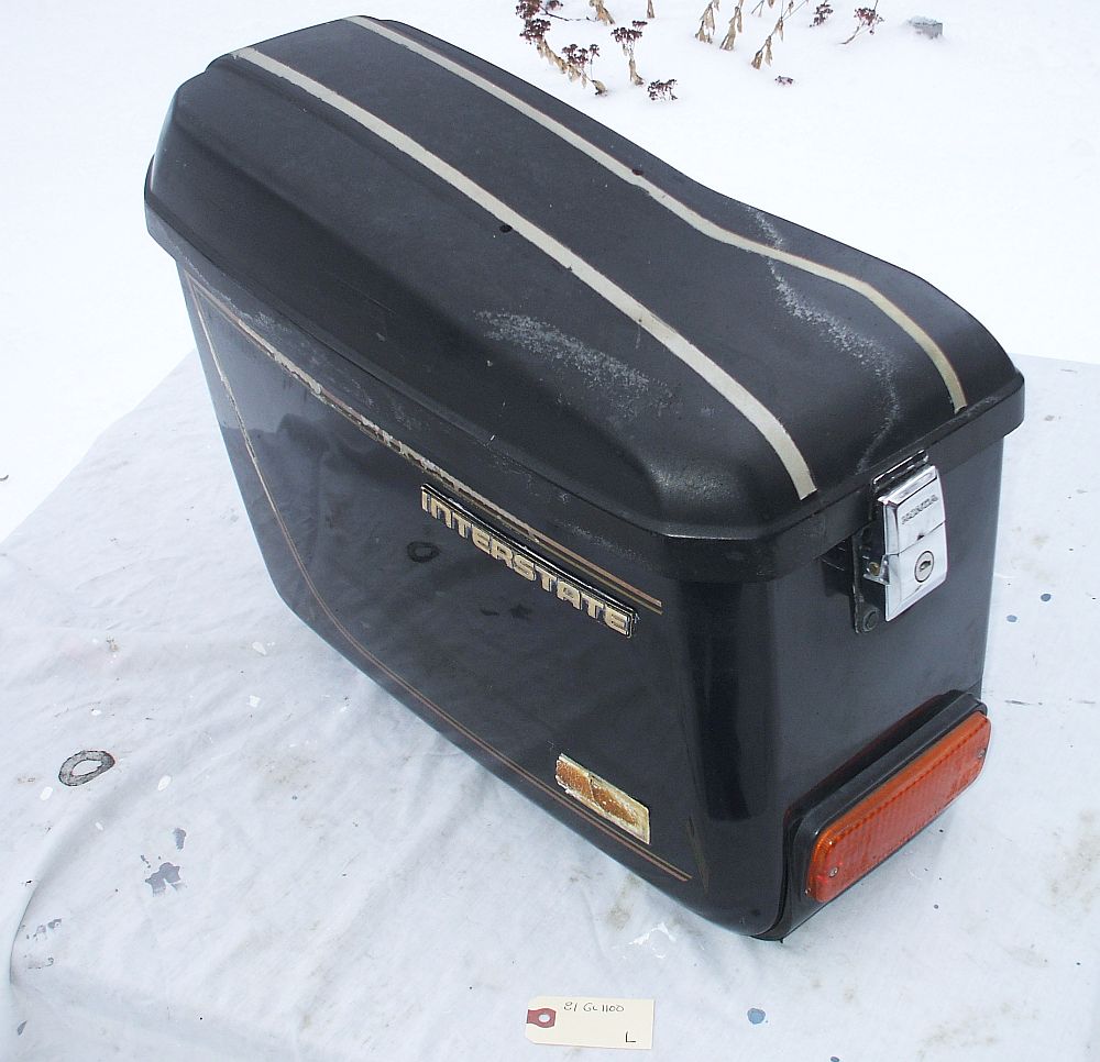 1981 Honda GL1100 GOLDWING SADDLE BAG L LEFT SIDE LUGGAGE