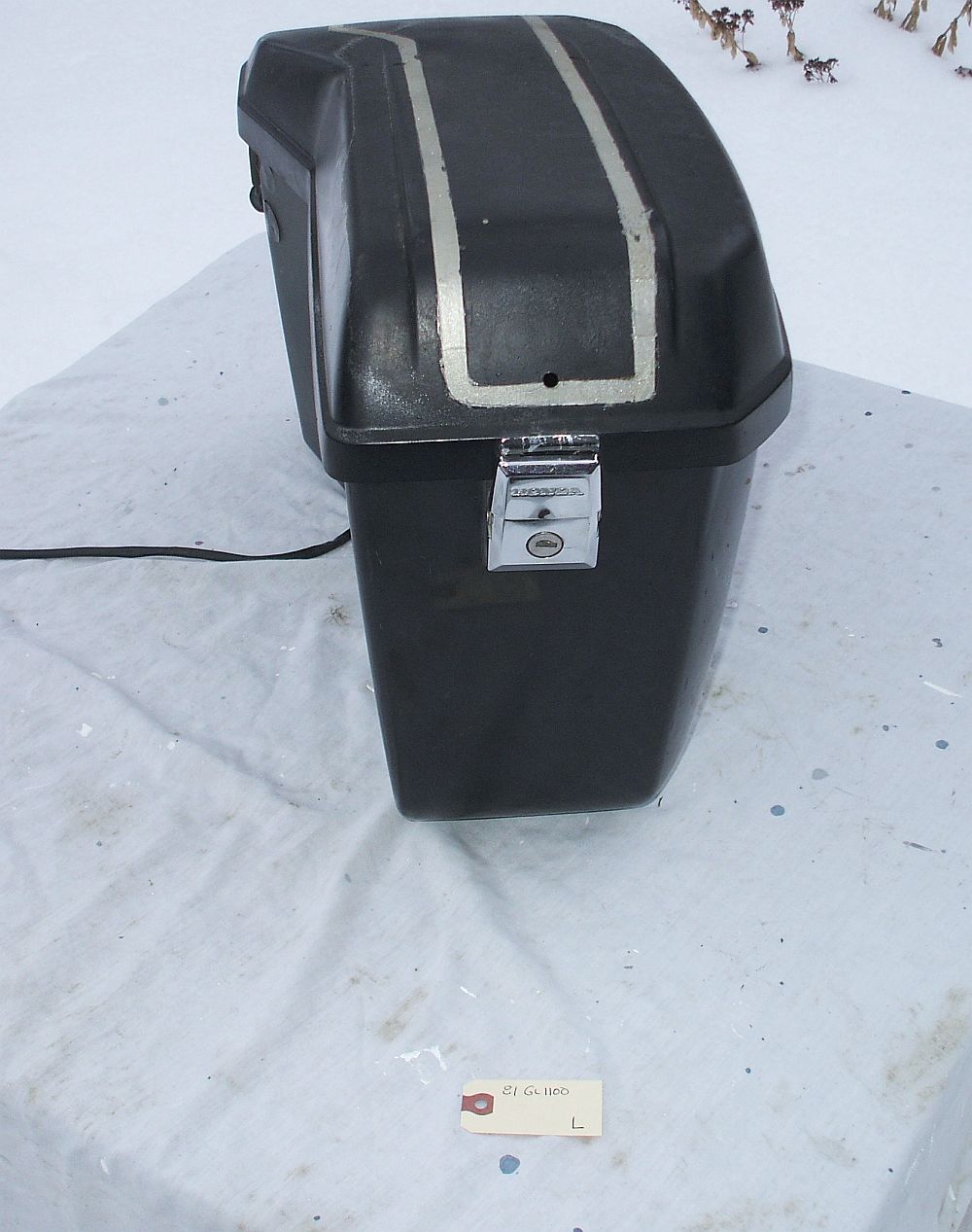 1981 Honda GL1100 GOLDWING SADDLE BAG L LEFT SIDE LUGGAGE