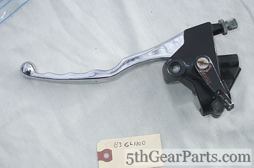 1983 Honda GL1100 CLUTCH LEVER W BRACKET HOLDER CHOKE LEVER