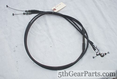 1983 Honda GL1100 GOLDWING THROTTLE CABLES A and B PAIR