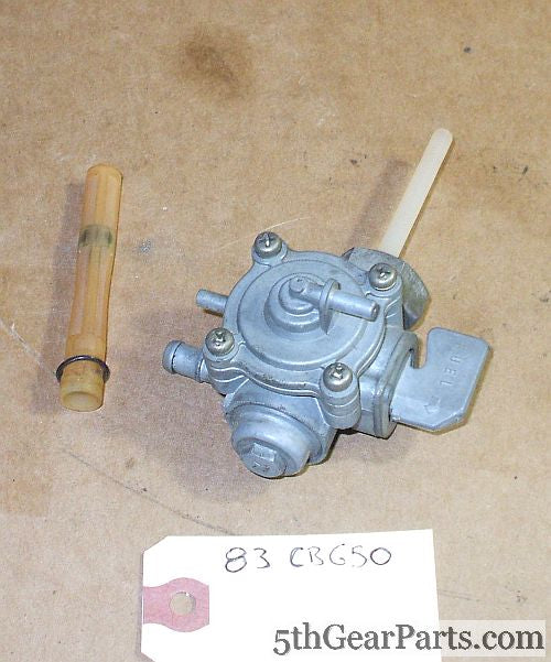 1983 Honda CB650 Nighthawk FUEL VALVE PETCOCK 83 cb650sc Fuel Shut Off Valve