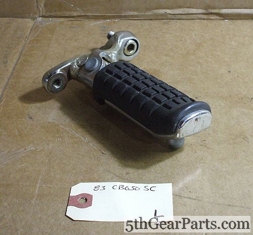 1983 Honda CB650 Nighthawk Foot Peg Step Left Side L 83 cb650sc