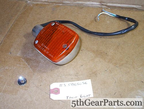 1983 Honda CB650 Nighthawk TURN SIGNAL FRONT RIGHT 83 cb650sc