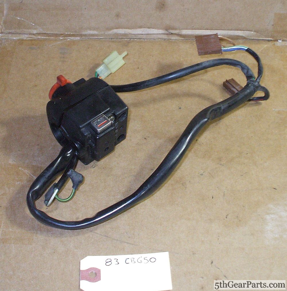 1983 Honda CB650 Nighthawk RIGHT SIDE BAR CONTROL START BUTTON KILL SWITCH 83 cb650sc