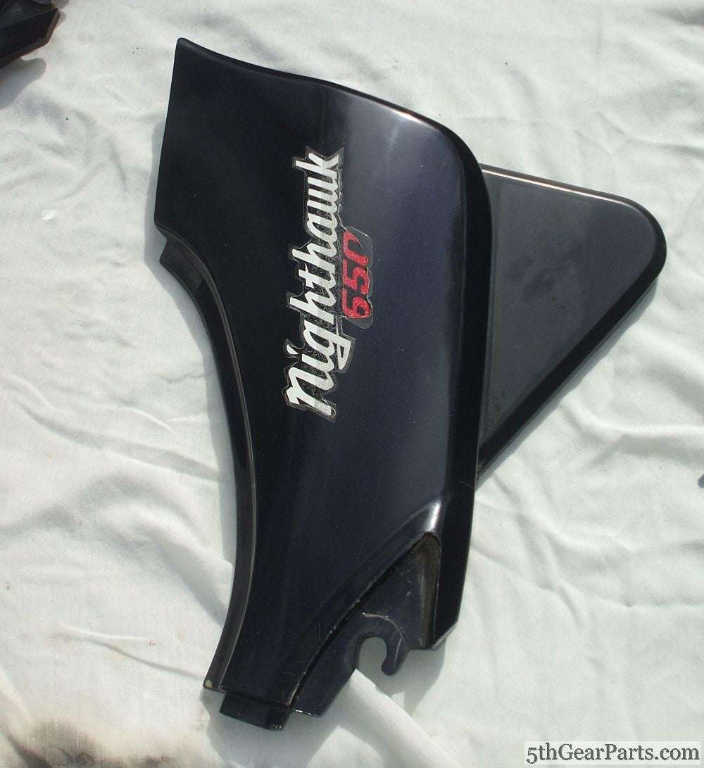 1983 Honda CB650 Nighthawk Side Plate Cover Right R 83 cb650sc