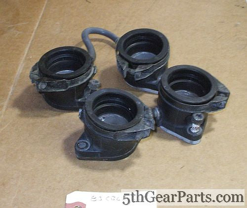 1983 Honda CB650 Nighthawk INTAKE MANIFOLDS CARBURETOR INSULATOR 83 cb650sc