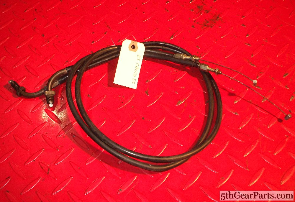 1983 Honda CB650 Nighthawk THROTTLE CABLES A and B 83 CB650 SC