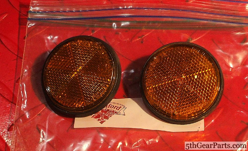 1983 Honda Nighthawk Front Fork Reflectors 83 CB650 SC