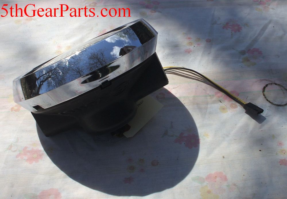 1979 Honda GL1000 Goldwing CHROME HEADLIGHT BUCKET W RING BULB VETTER WINDJAMMER FAIRING