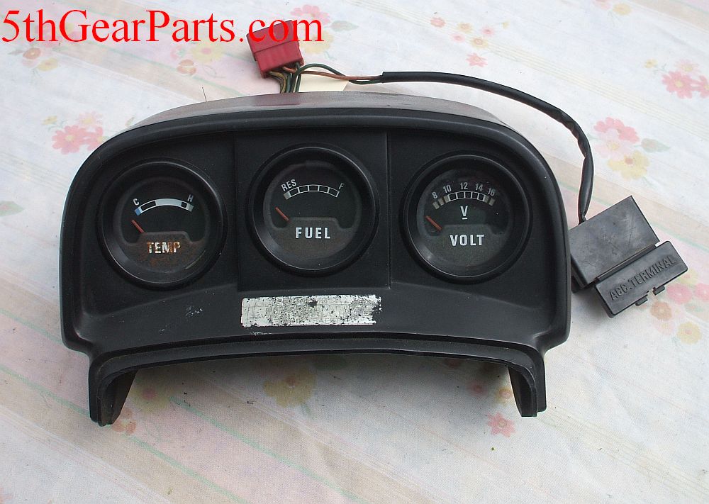 1978 Honda GL1000 GL 1000 Goldwing Meter Volt Fuel Temperature Gauge 1975 1976 1977 1978