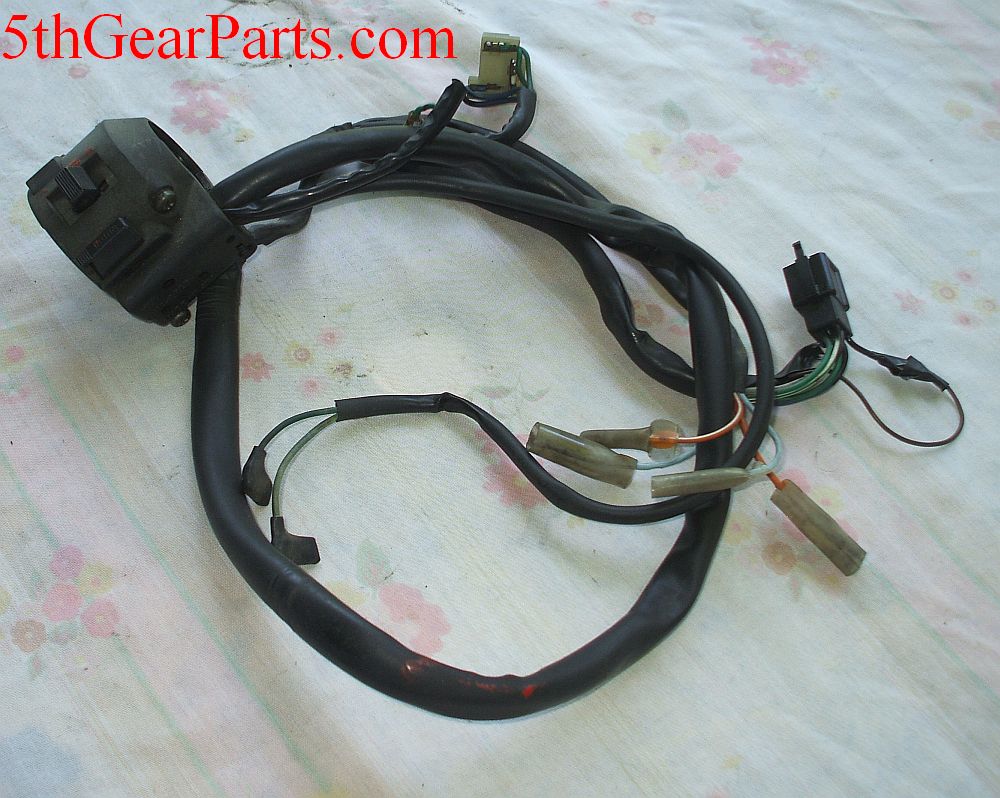 1986 Honda VF500 Interceptor Bar Control Left Side Turn signal, Horn, Hi Low Switch 84 85 86