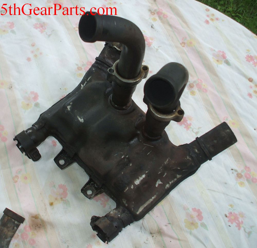 1986 Honda VF500 Interceptor EXHAUST COLLECTOR PIPE MUFFLER PRE CHAMBER 84 85 86