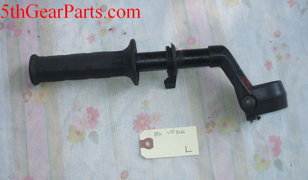 1986 Honda VF500 Interceptor HANDLEBAR BAR LEFT L SIDE CLIP ON Handle Bar Bars Handlebars 86
