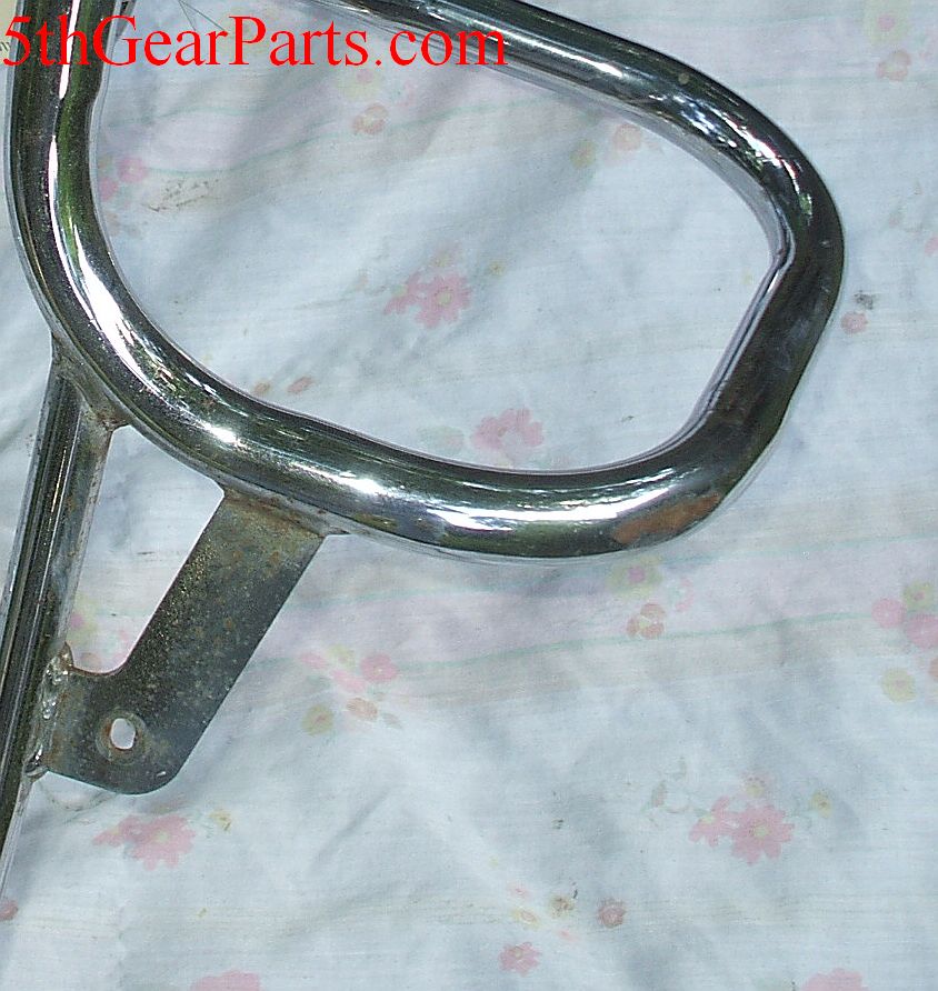 1981 Honda GL1100 GOLDWING CHROME LUGGAGE MOUNT BUMPER GUARD CRASH BARS