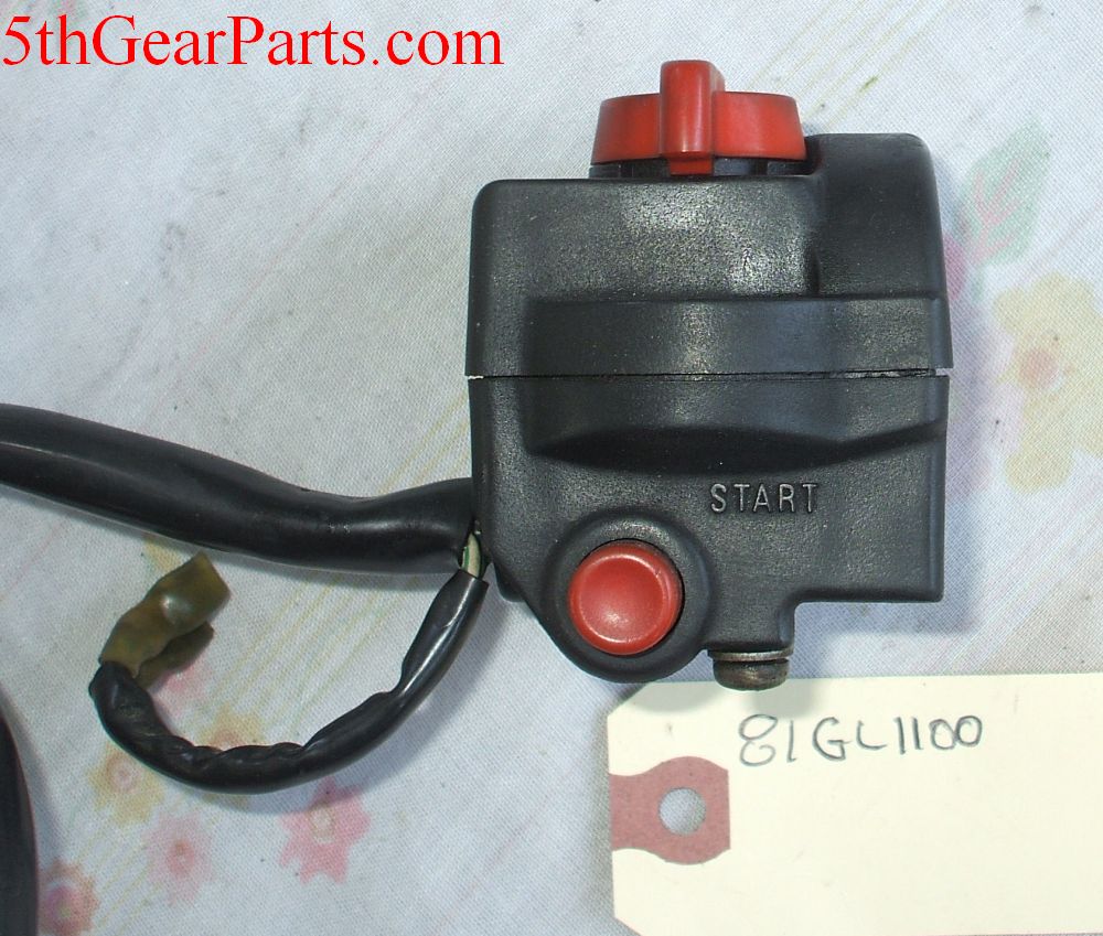 1981 Honda GL1100 GOLDWING BAR CONTROL SWITCH RIGHT R KILL STARTER BUTTON 80 81 82 83