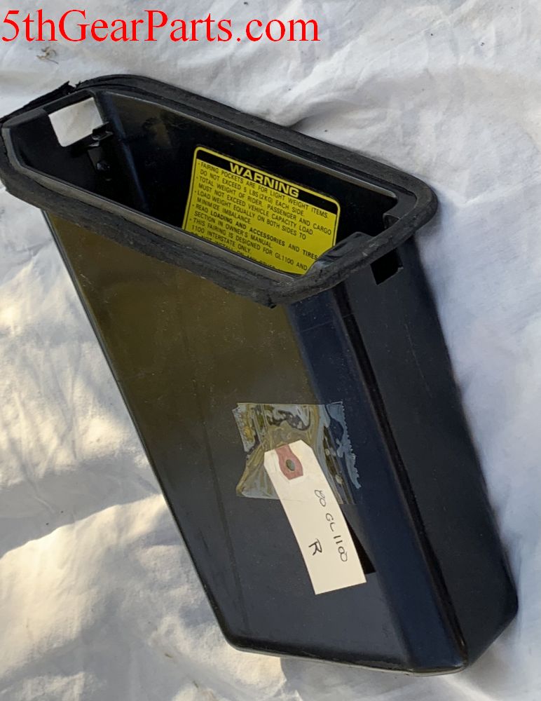 1980 Honda GL1100 GOLDWING FAIRING POCKET RIGHT R W COVER and Key 81 82 83