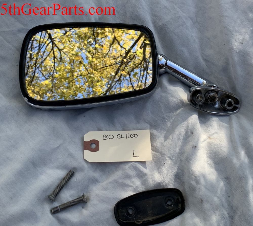 1981 Honda GL1100  MIRROR LEFT SIDE L CHROME 80 81 82 83