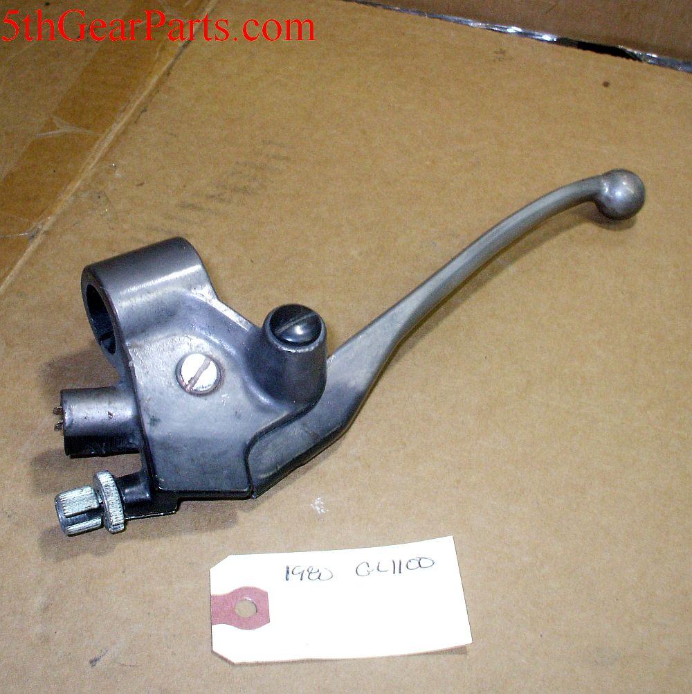 1980 Honda GL1100 GOLDWING CLUTCH LEVER BRACKET L W LEVER 79 80 81