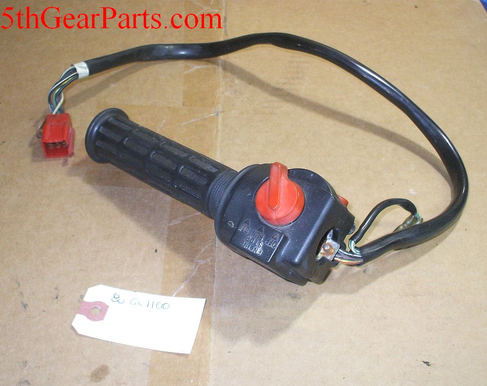 1980 Honda GL1100 GOLDWING BAR CONTROL SWITCH RIGHT R KILL STARTER BUTTON 80 81 82 83