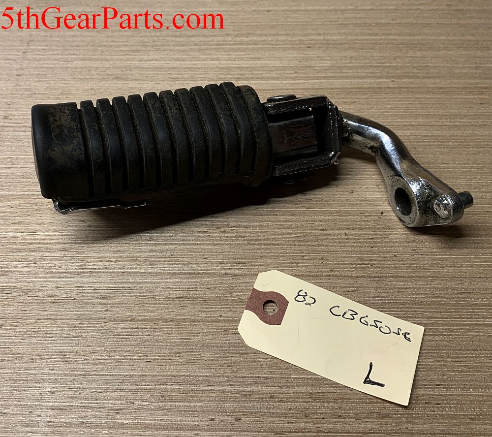 1982 Honda CB650 Nighthawk FOOT PEG STEP LEFT SIDE 82 81