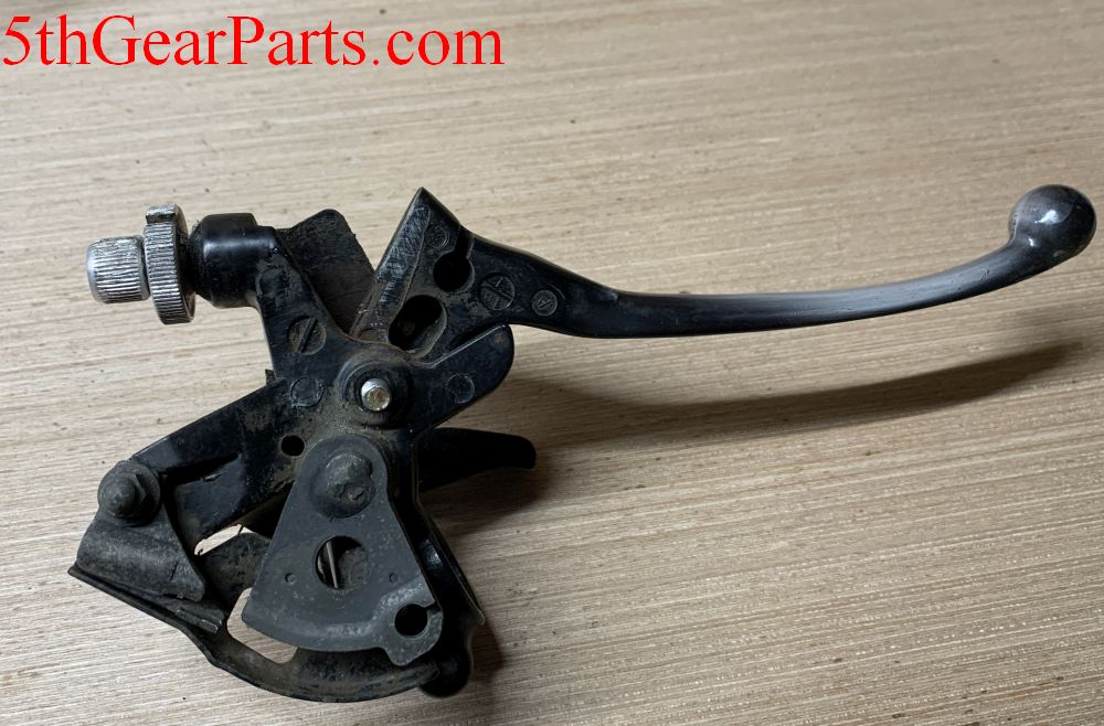 1982 Honda CB650 Nighthawk Clutch Lever Bracket w choke lever 82