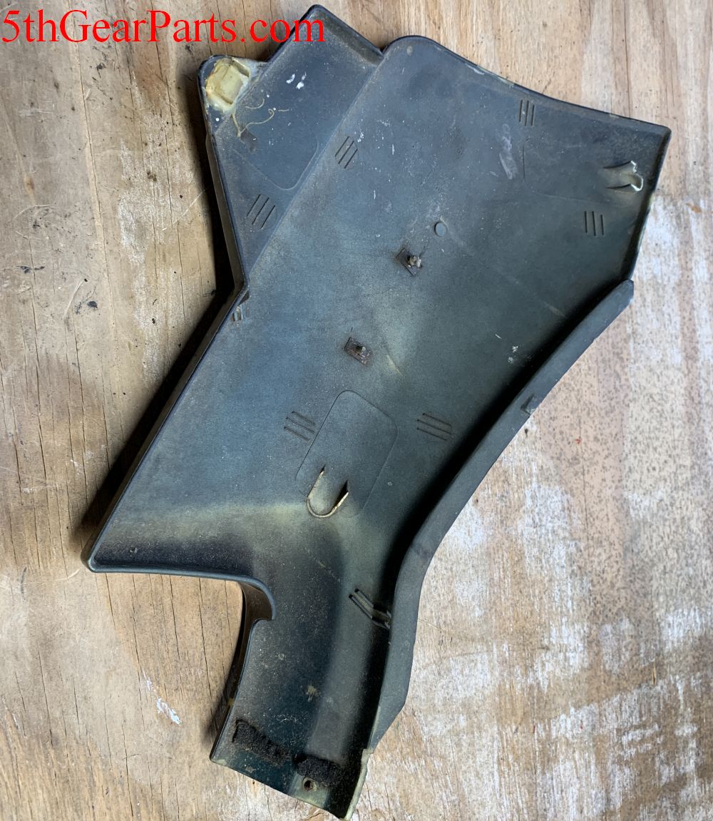 1982 Honda CB650 Nighthawk Side Cover Side Plate R Right Cosmo Black 82 cb650sc