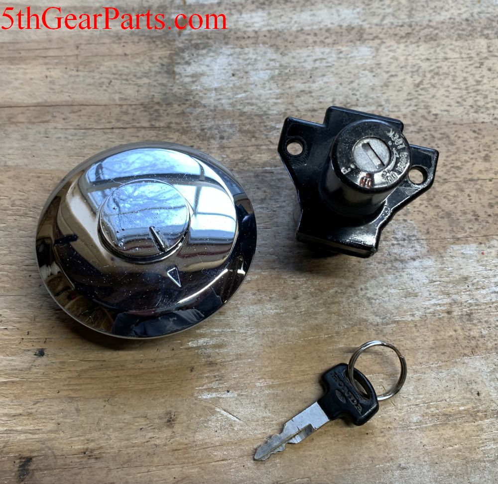 1982 Honda CB650 Nighthawk Ignition Switch Gas Cap W Key