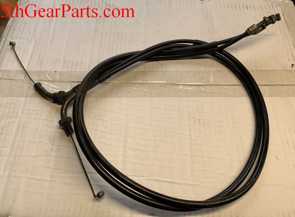 1982 Honda CB650 Nighthawk throttle Cables A B 82