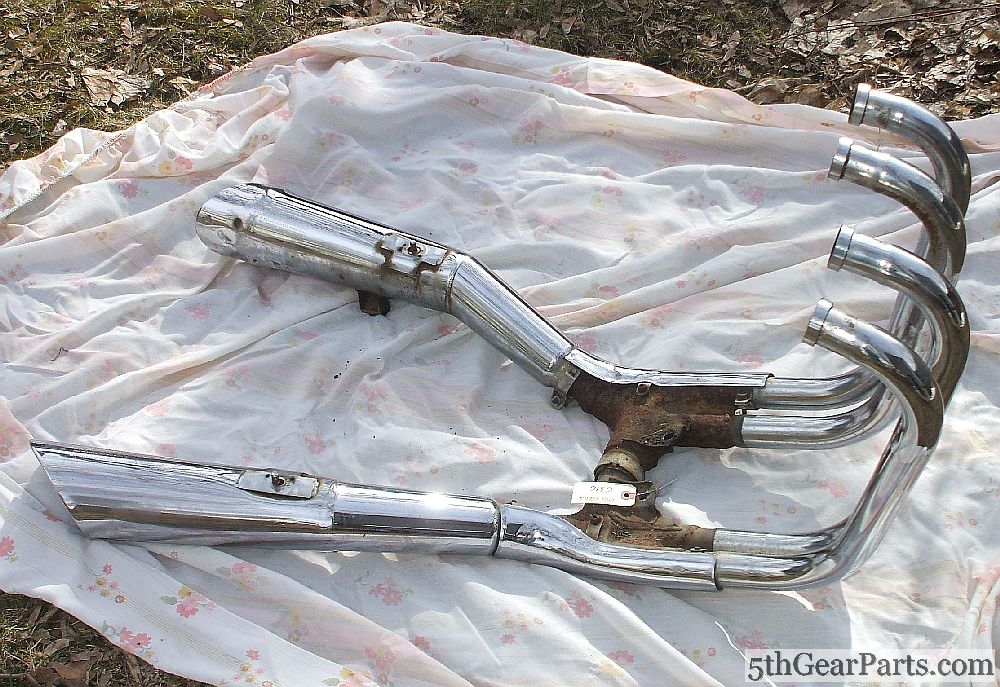1983 Honda CB650 Nighthawk Exhaust Pipes Muffler 83 cb650sc