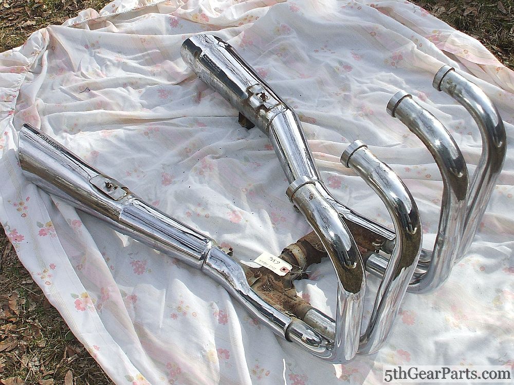 1983 Honda CB650 Nighthawk Exhaust Pipes Muffler 83 cb650sc