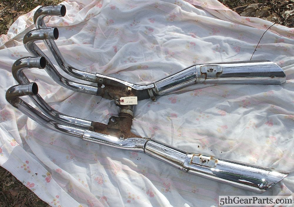 1983 Honda CB650 Nighthawk Exhaust Pipes Muffler 83 cb650sc
