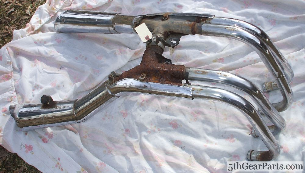 1983 Honda CB650 Nighthawk Exhaust Pipes Muffler 83 cb650sc