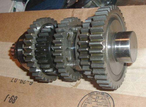 1980 Honda CB750K TRANSMISSION GEAR CLUSTER COUNTER SHAFT