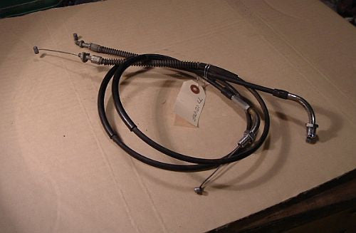 1977 Honda CB400 Super Sport THROTTLE CABLE A B