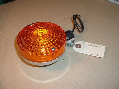 1977 Honda CB400 Super Sport TURN SIGNAL WINKER LIGHT LEFT SIDE REAR 75 76 77