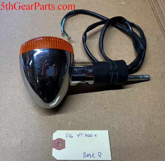 1986 Honda VT700 Shadow 86 87 88 Rear Turn Signal Right
