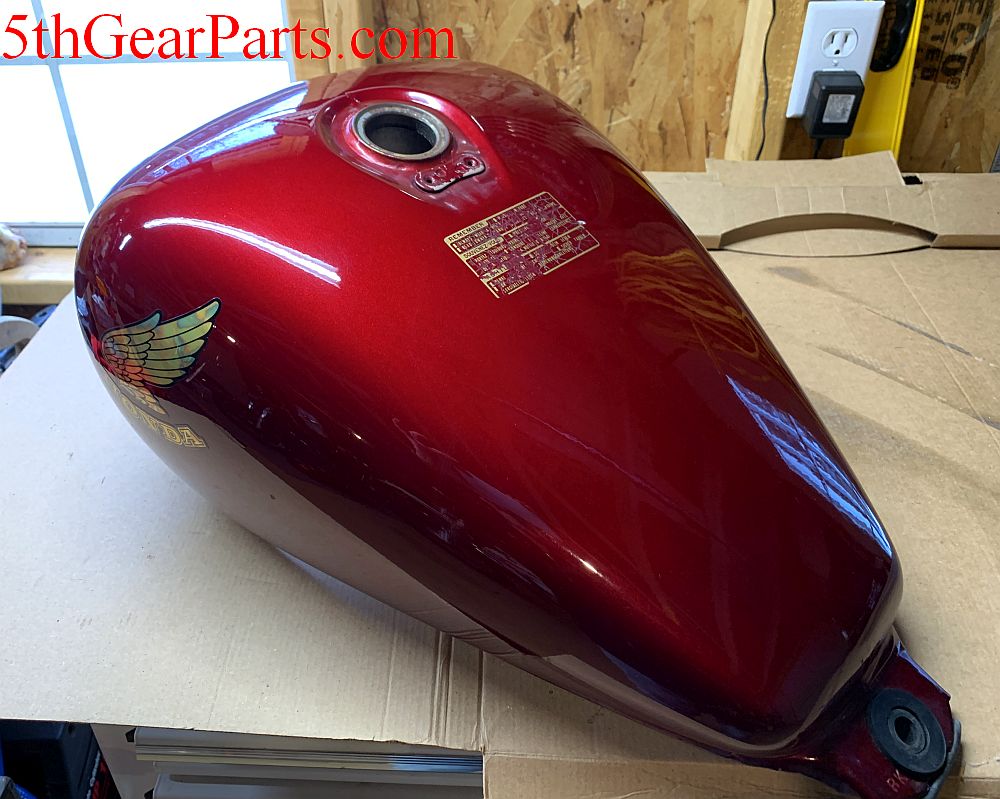 1986 Honda VT700 Shadow 86 87  Fuel Tank Gas Tank Petrol Red