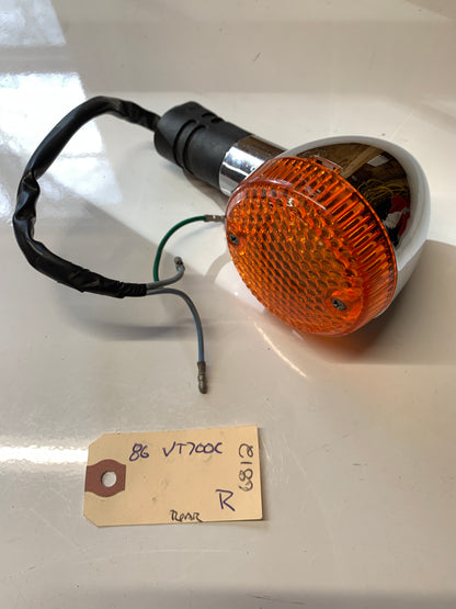 1986 Honda VT700 Shadow 86 87 88 Rear Turn Signal Right