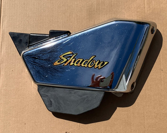 1986 Honda VT700 Shadow 86 87 88 Plate Side Cover Right R
