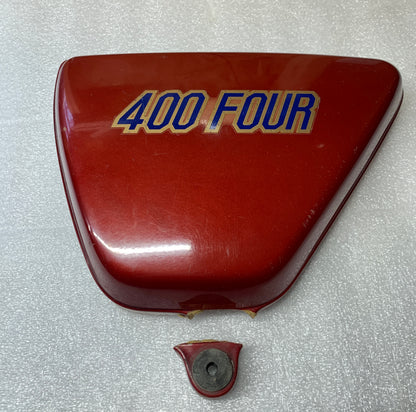 1977 Honda CB400 Super Sport Side Plate Side Cover 75 76 77 Right and Left Side (PAIR)