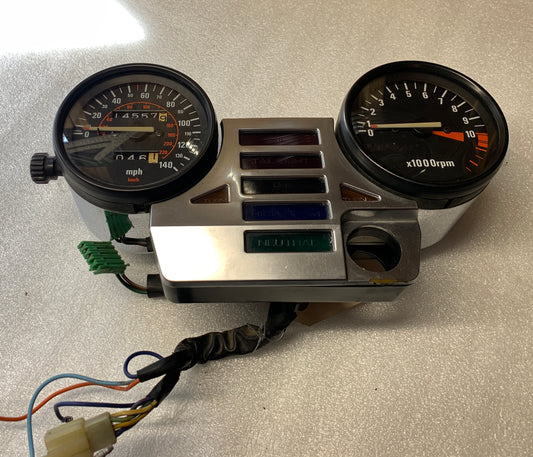 1983 Honda CB550 Nighthawk GAUGE CLUSTER GAUGES SPEEDOMETER TACHOMETER 83