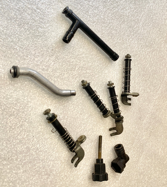 1985 Honda VF500 Interceptor CARBURETOR Joint Set Fuel Line Tubes Misc Parts 85 84 83