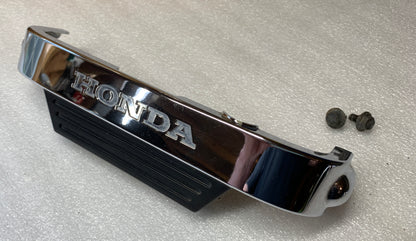 1986 Honda VT700 Shadow  Chrome Badge Cover Lower Front Emblem  86 87