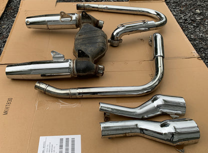 1986 Honda VT700 Shadow 86 87 Exhaust Complete Stock Chrome Muffler