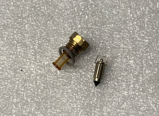 1986 Honda VT700 CARBURETOR Float Valve Needle and Seat   82 83 84 85 86 87 88 89